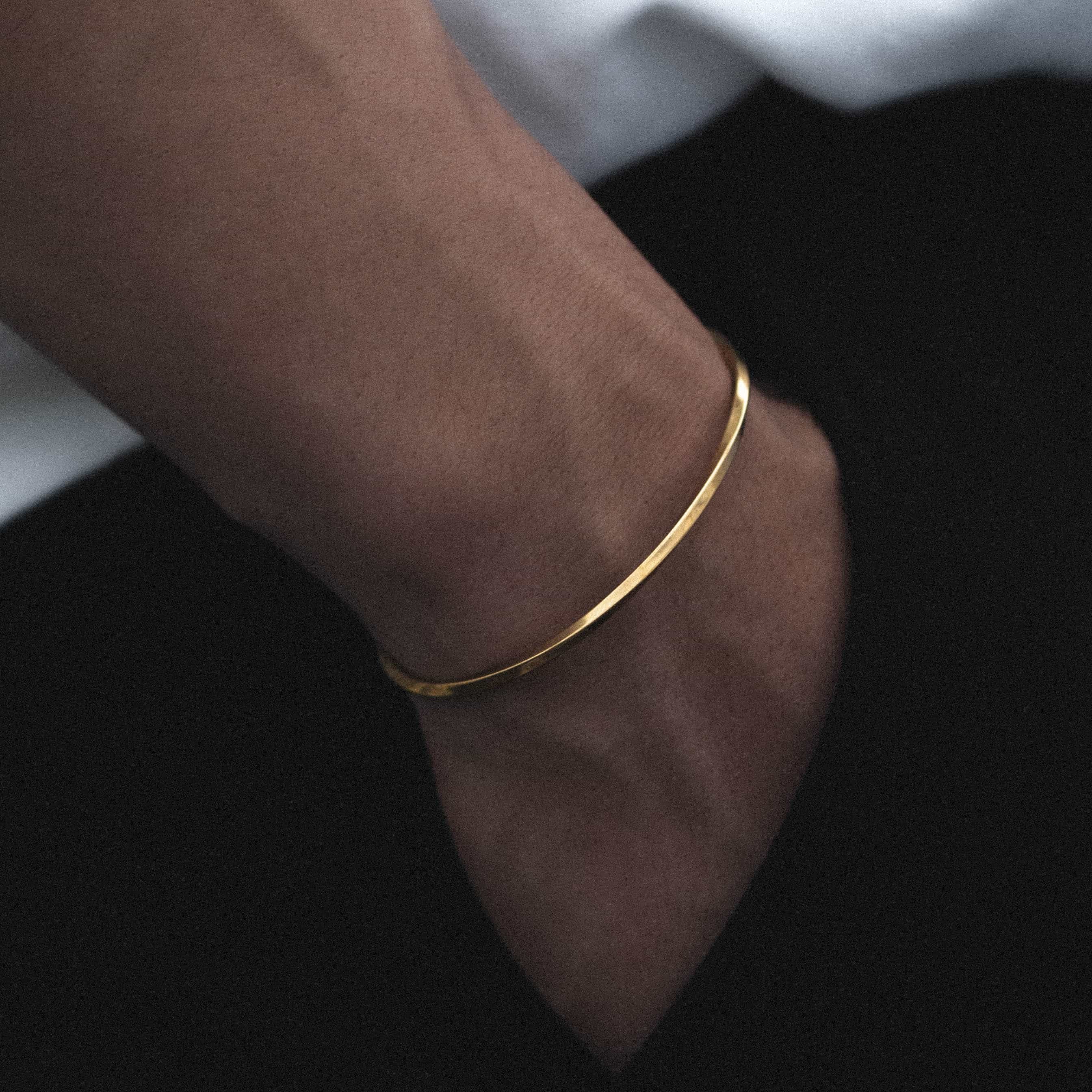 thin twisted bangle（gold）#b44 | garcia