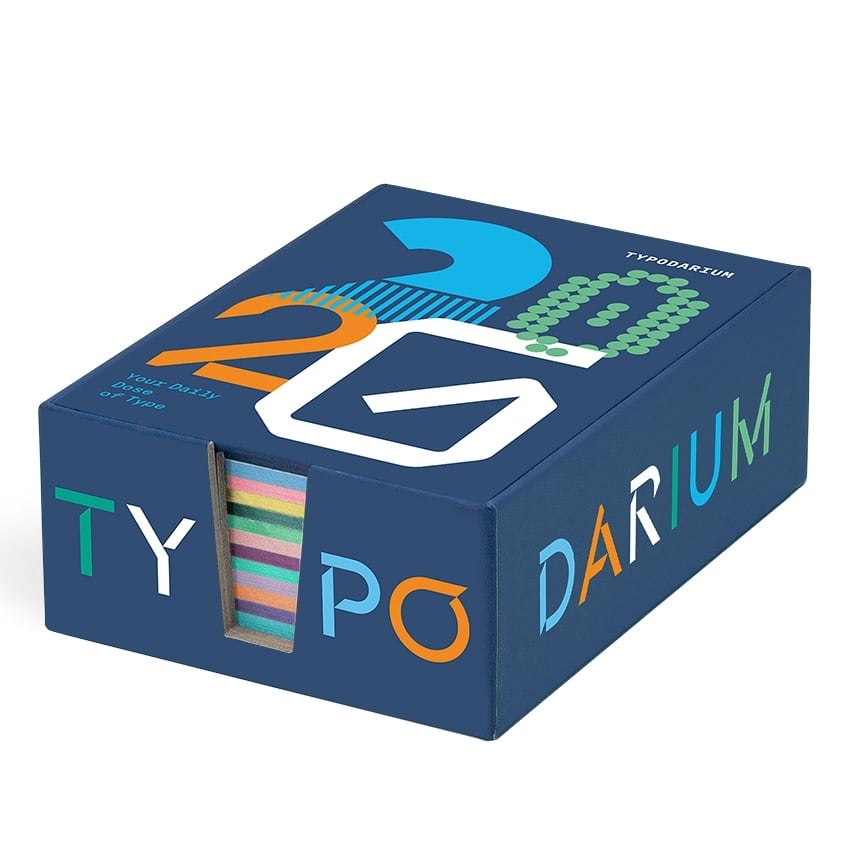 typodarium カレンダー｜日めくり｜〈2026〉壁掛け 卓上 フォント ドイツ製  FONT 送料一律