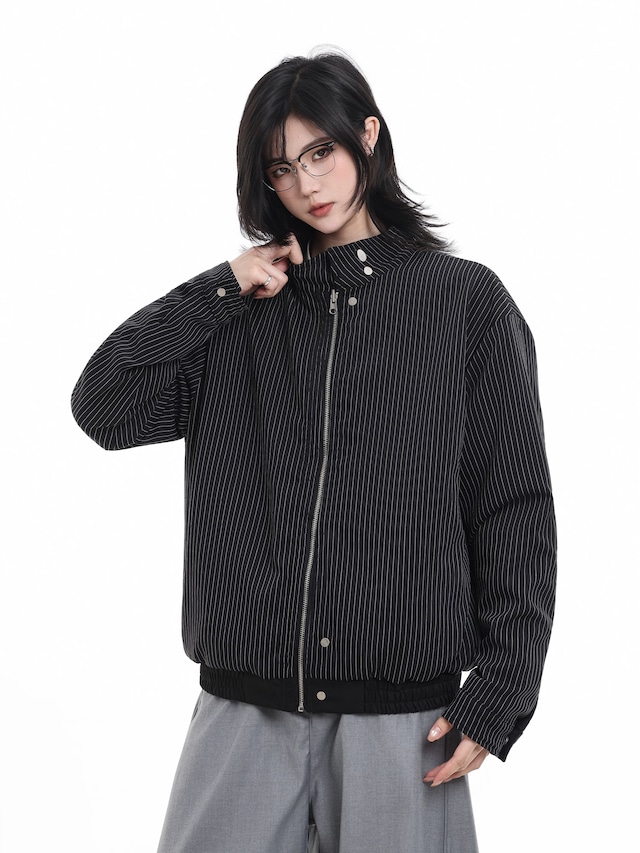 リバーシブルストライプジャケット / Reversible Stripe Jacket