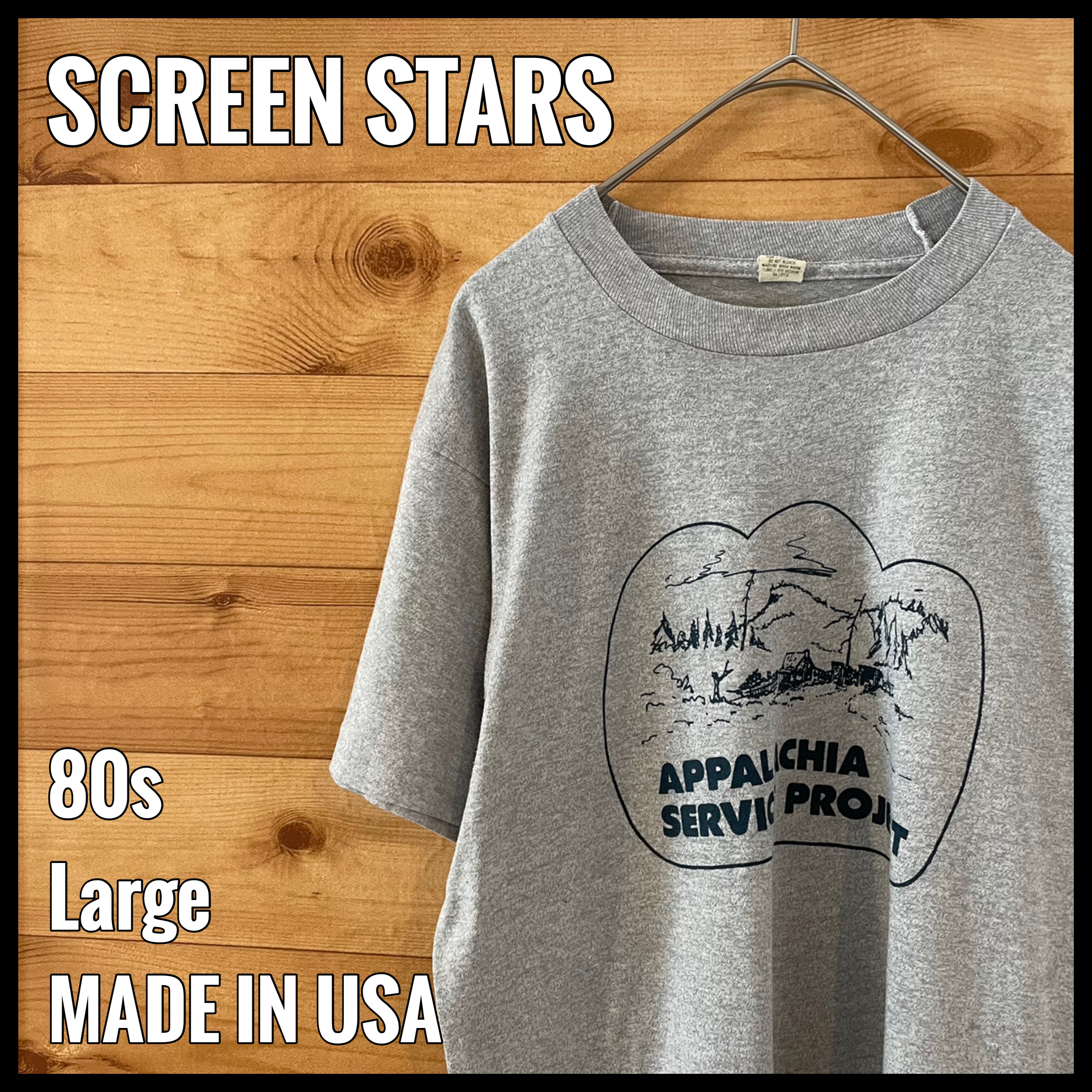 USA製　80s SCREEN STARS 半袖　Tシャツ　　ヴィンテージ