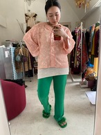 Shear rose design blouse | シースルーブラウス