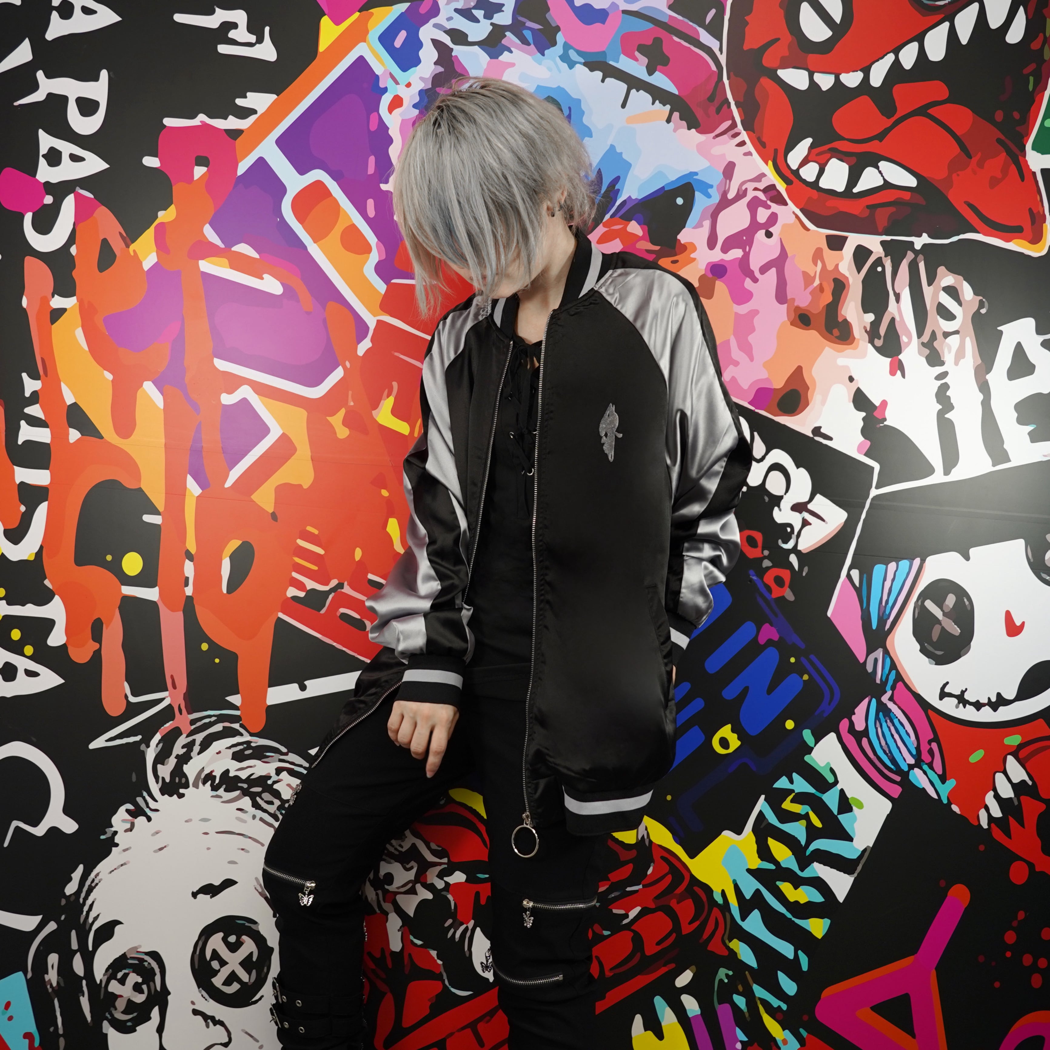 全刺繍DRIPPING EYEスカジャン | NIER CLOTHING