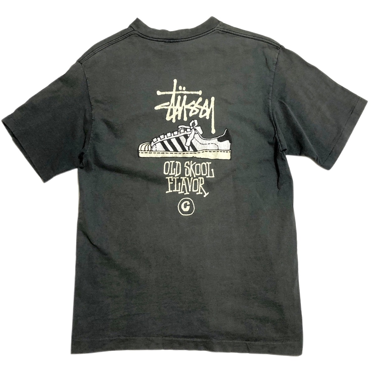 80s 黒タグ オールド ステューシー STUSSY スーパースター Tシャツ【L 