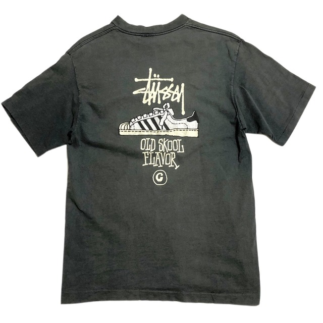 80s 黒タグ オールド ステューシー STUSSY スーパースター Tシャツ【L 