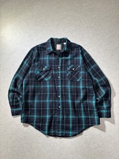 90s~ OUTDOOR EXCHANGE acrylic shirt