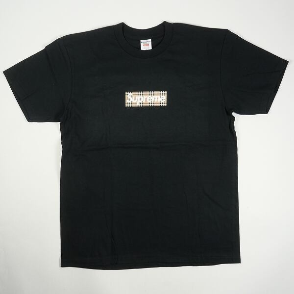 Supreme/Burberry Box Logo Tee Black Mサイズ s-l400.jpg