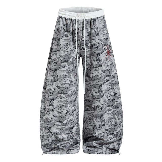 back logo camouflage pants　バックロゴ迷彩パンツ　J2074