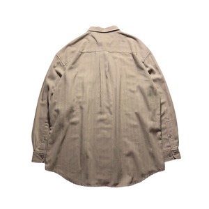 vintage 1990’s PERRY ELLIS poly × rayon oversized drape shirt