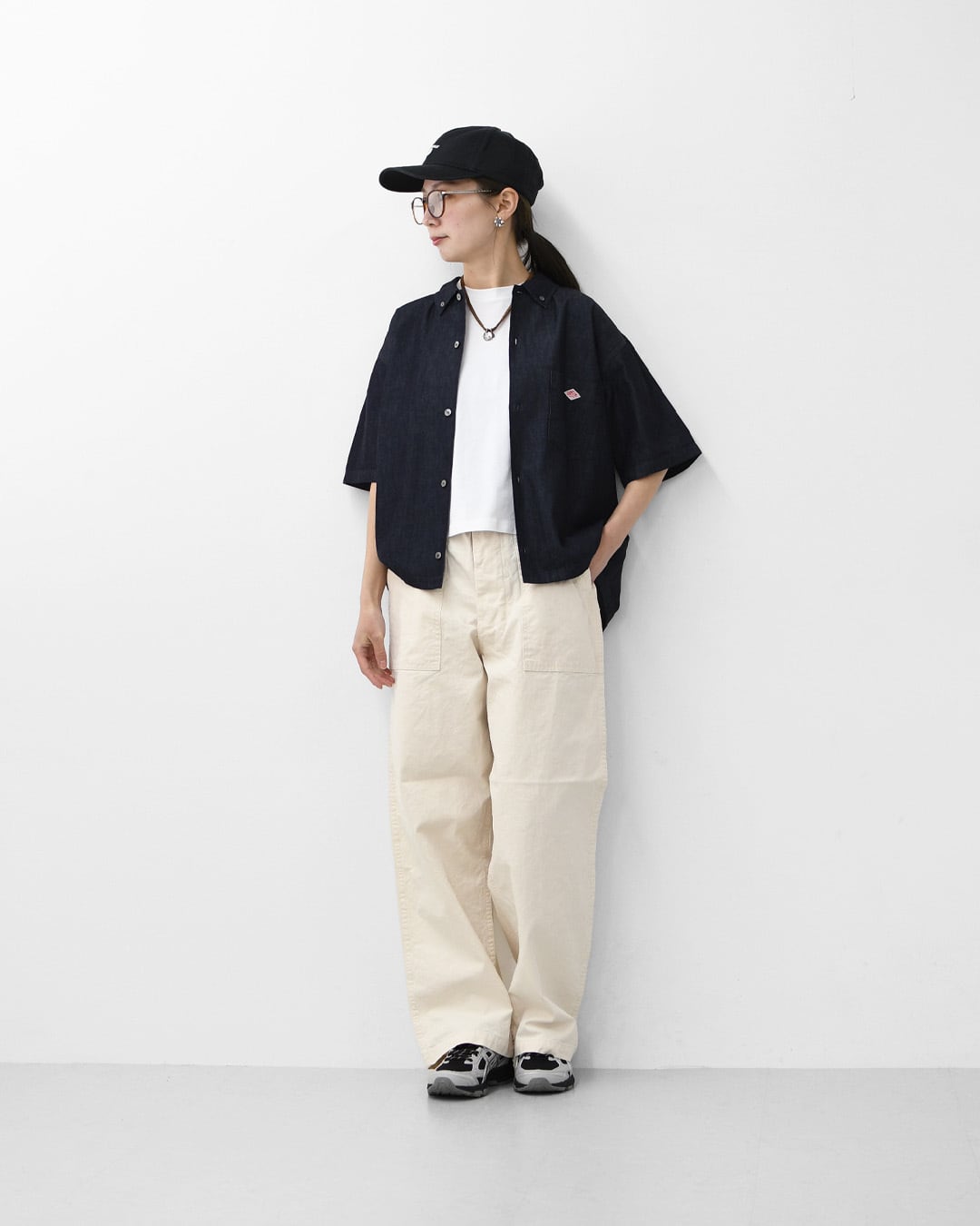 DANTON [ダントン] B.D. SHORT SHIRT S/S [DT-B0443DUG] B.D.ショート