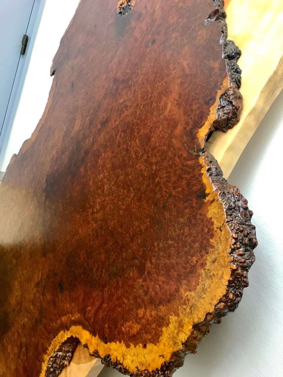 花梨瘤（カリンコブ）_1730×1100-1250-1160×42_青山店_テーブル天板/一