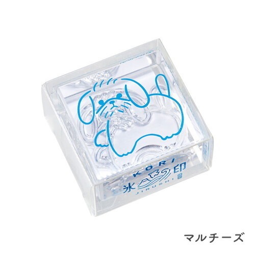 【山鳩舎】氷印・透明スタンプ大「マルチーズ 」