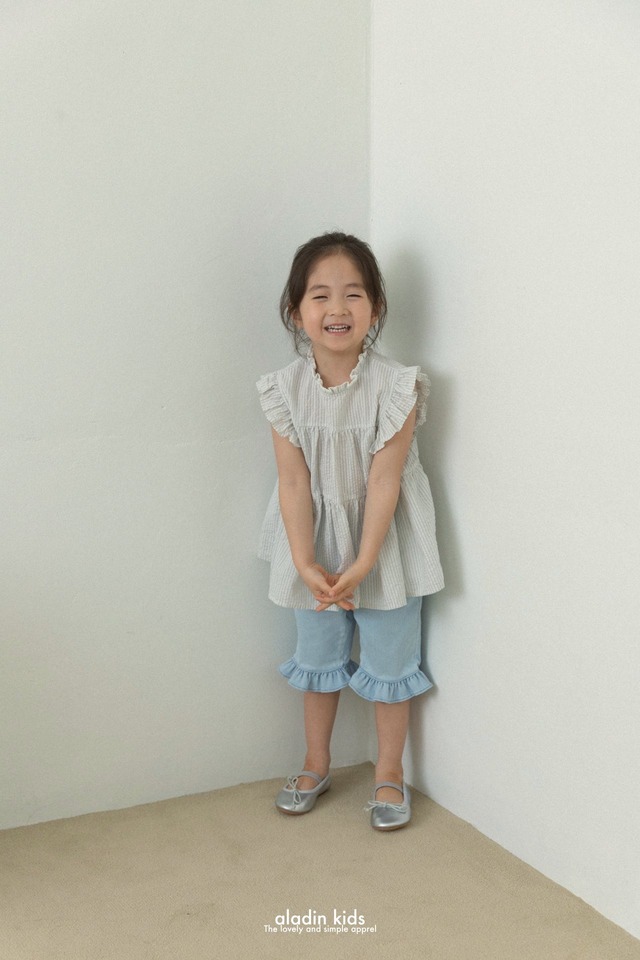 〈即納〉aladin kids summer wing blouse