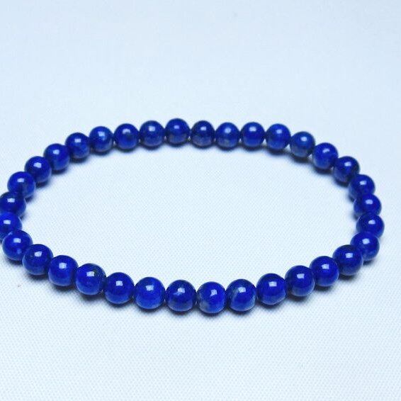 ラピスラズリ ブレスレット 5mm 一点物 メール便可 [M便 1/10] 111-48452