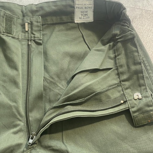 80-90s フランス軍 実物 ヘリンボーン アビエイターカーゴパンツ 92M w29 詳細写真7