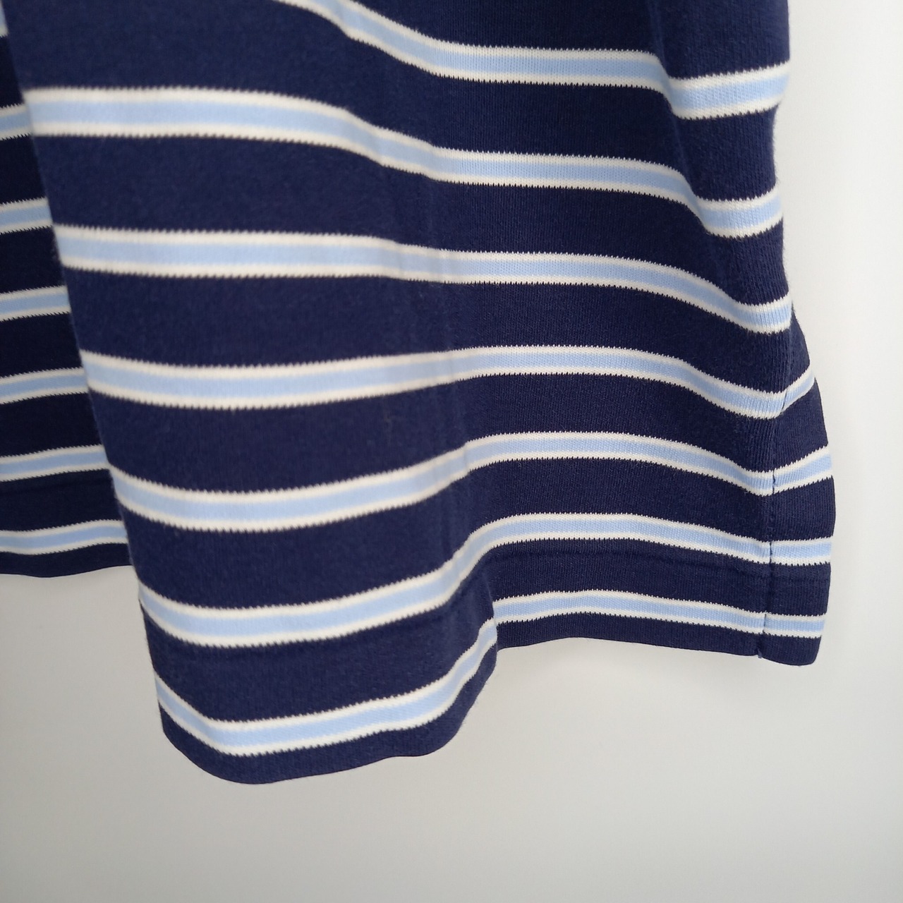 ポロラルフローレン　ポロシャツ　半袖　刺繍ロゴ　オーバーサイズ　ボーダー　XL