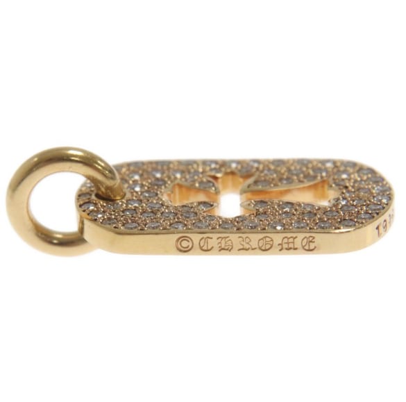 CHROME HEARTS クロムハーツ 22K SMALL DOGTAG P D スモール CHROME HEARTS クロムハーツ 22K SMALL DOGTAG P D スモール