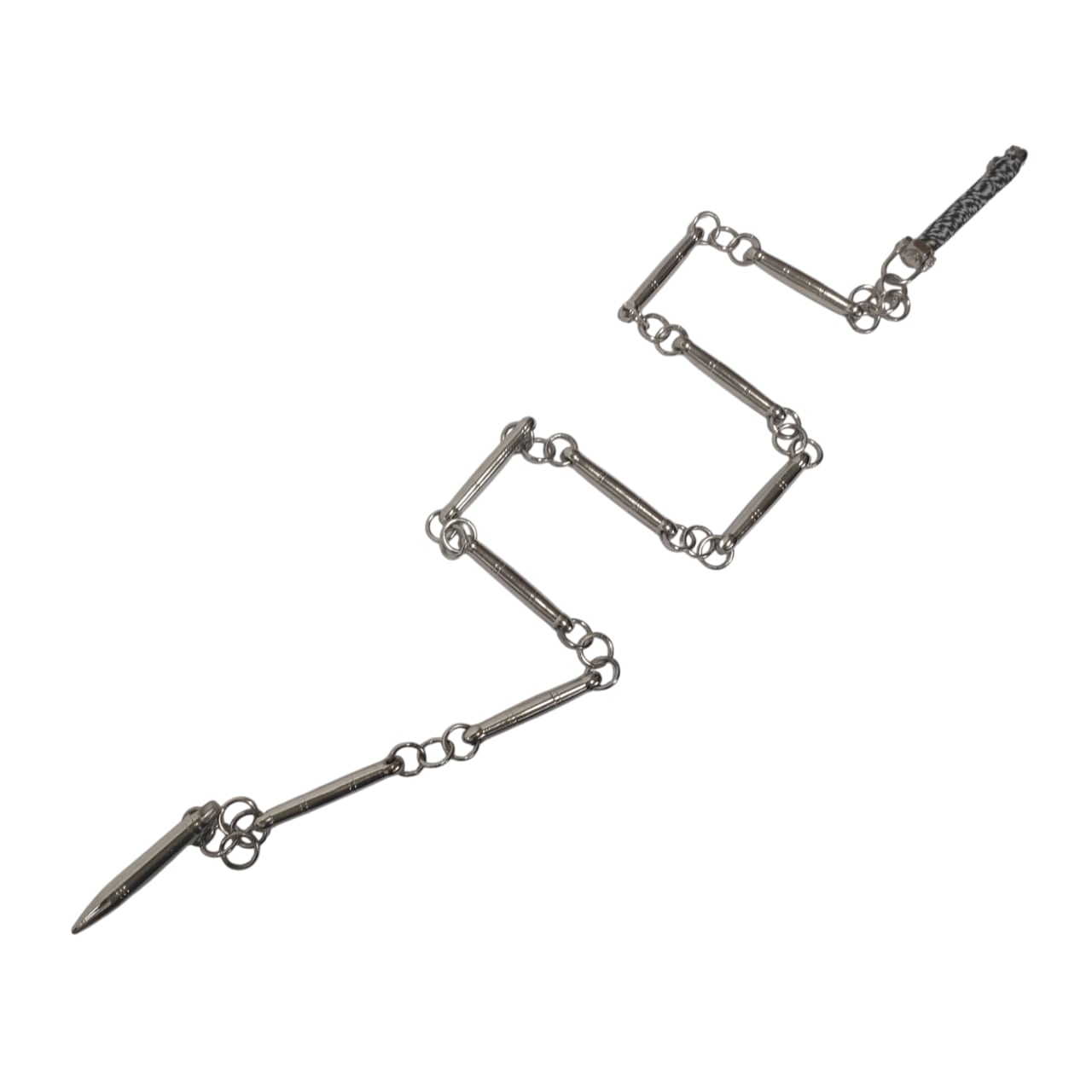 九節棍 高重量版 鉄製 武具レプリカ 太極拳演武用