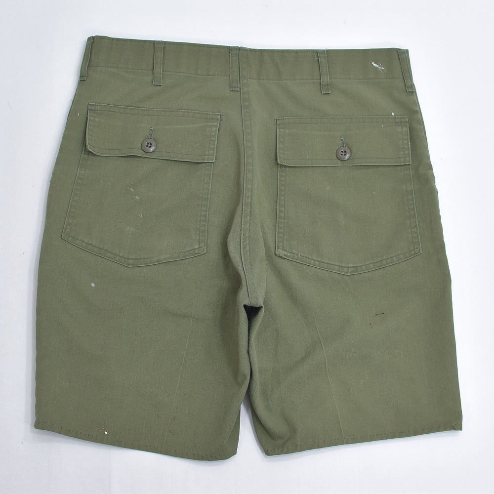 70～80s U.S.ARMY 米軍 OG107 ユーティリティパンツ ペイント デザイン
