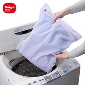 ダイヤ (Daiya) 洗濯ネット ランドリーネット AL 角型ガードネット 大 横40cm×縦50cm ドラム式対応 乾燥機対応 YKKファスナー 目の細かいメッシュ生地 ブラウス パーカー 057007
