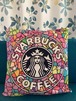 ★大人気★スタバ・クッション・座布団カバー★ステンドグラス【55✖︎59】