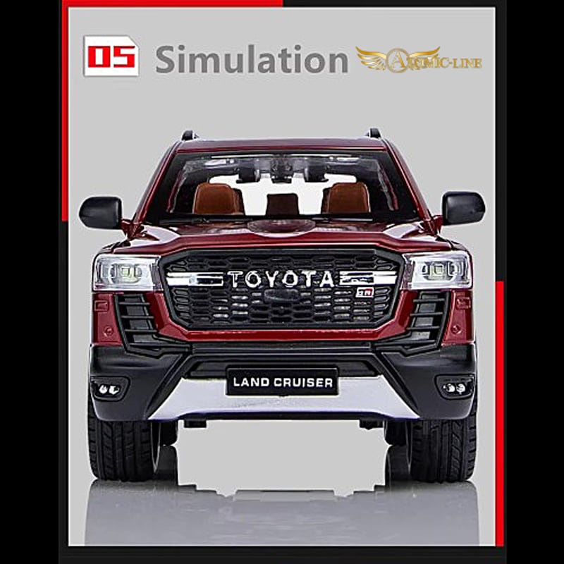TOYOTA GR ランドクルーザー LC300 1/24 ミニカー 全3色 ライト点灯