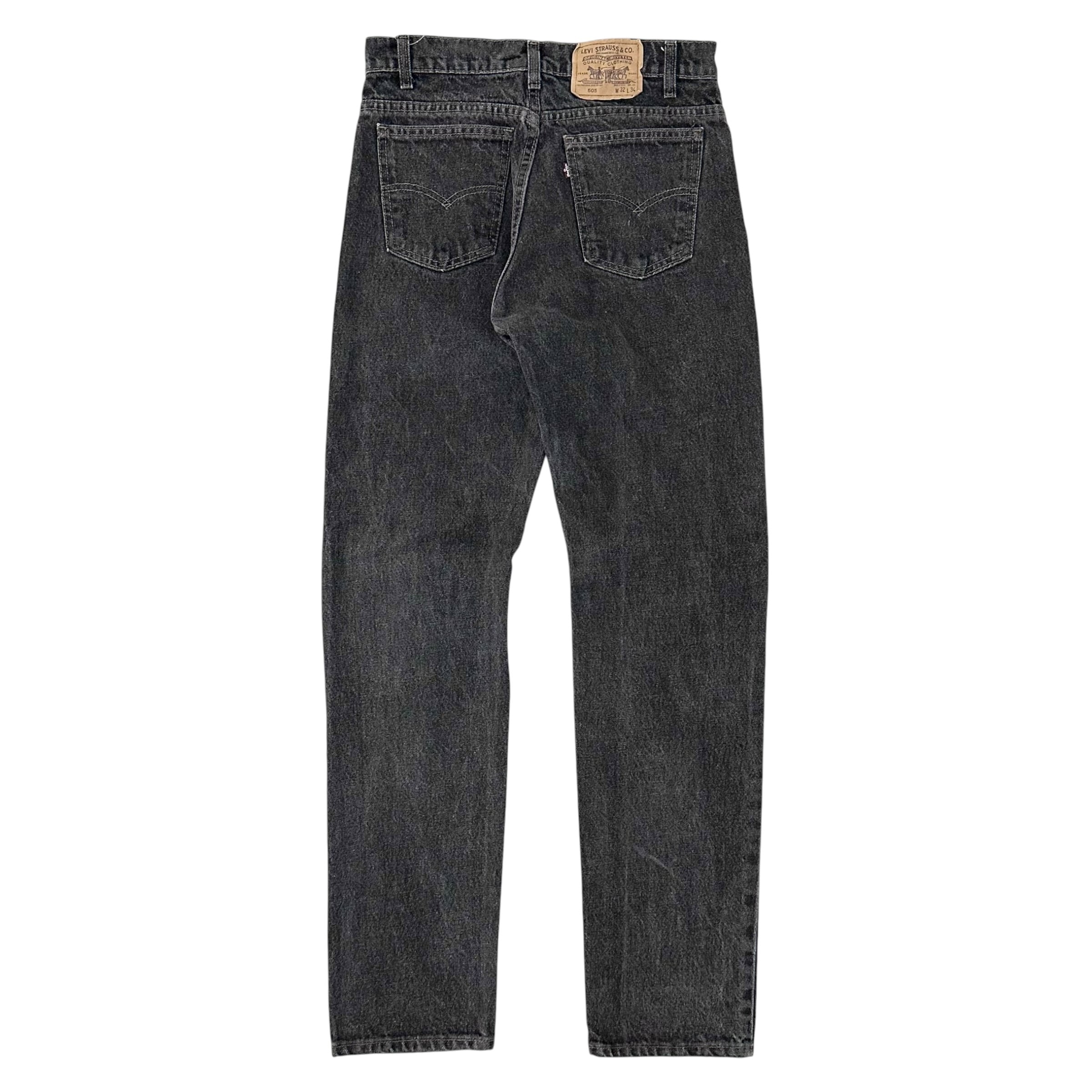 90s LEVI'S 505 YARN DYED BLACK (32×35) | BerBerJin Yuhodo
