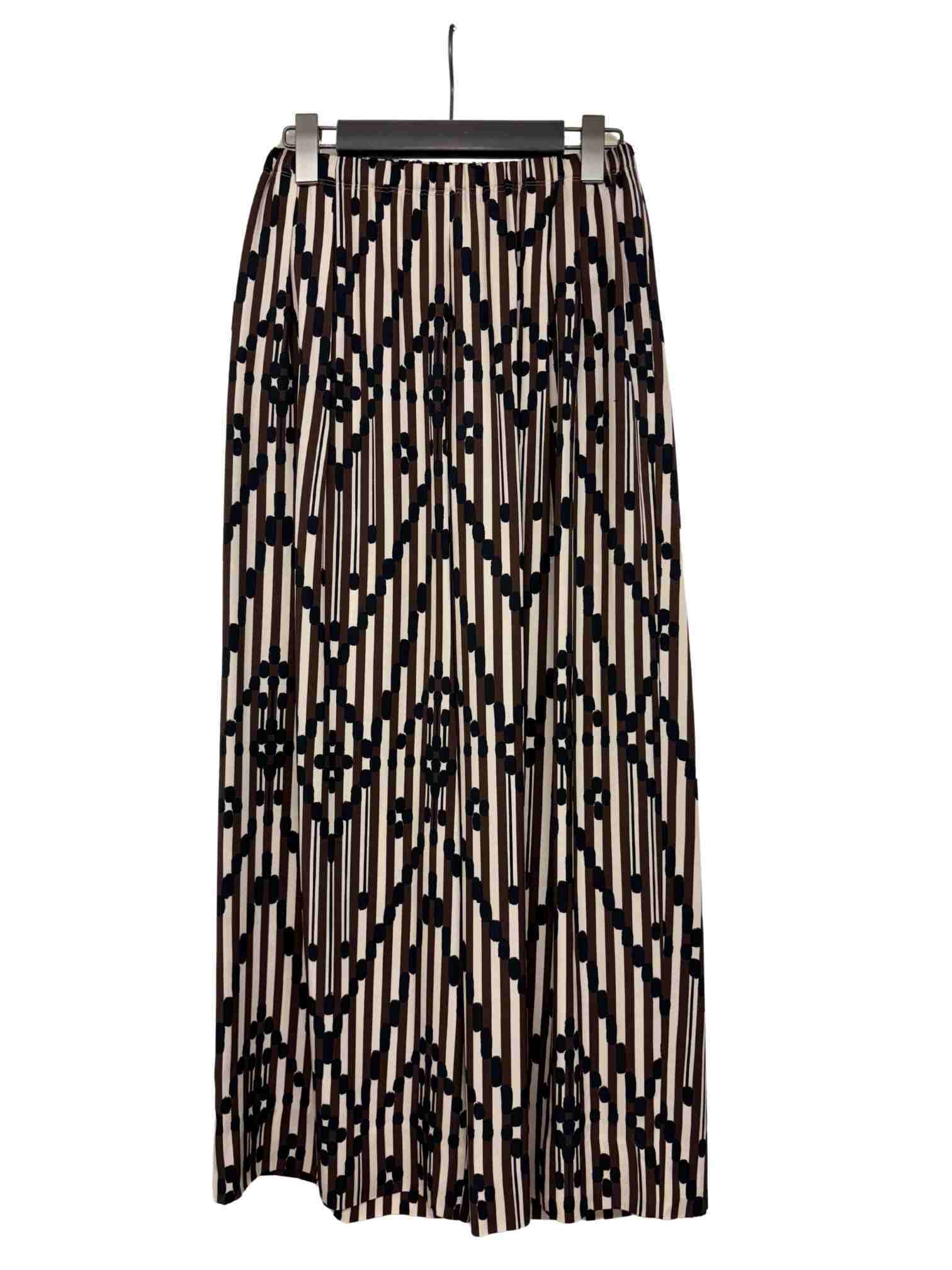 DEVEAUXビスプリントパンツ(ブラウン・ストライプ)