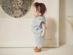 水色ロンパースの男の子　「HERTWIG」　オールビスクドール 画像10