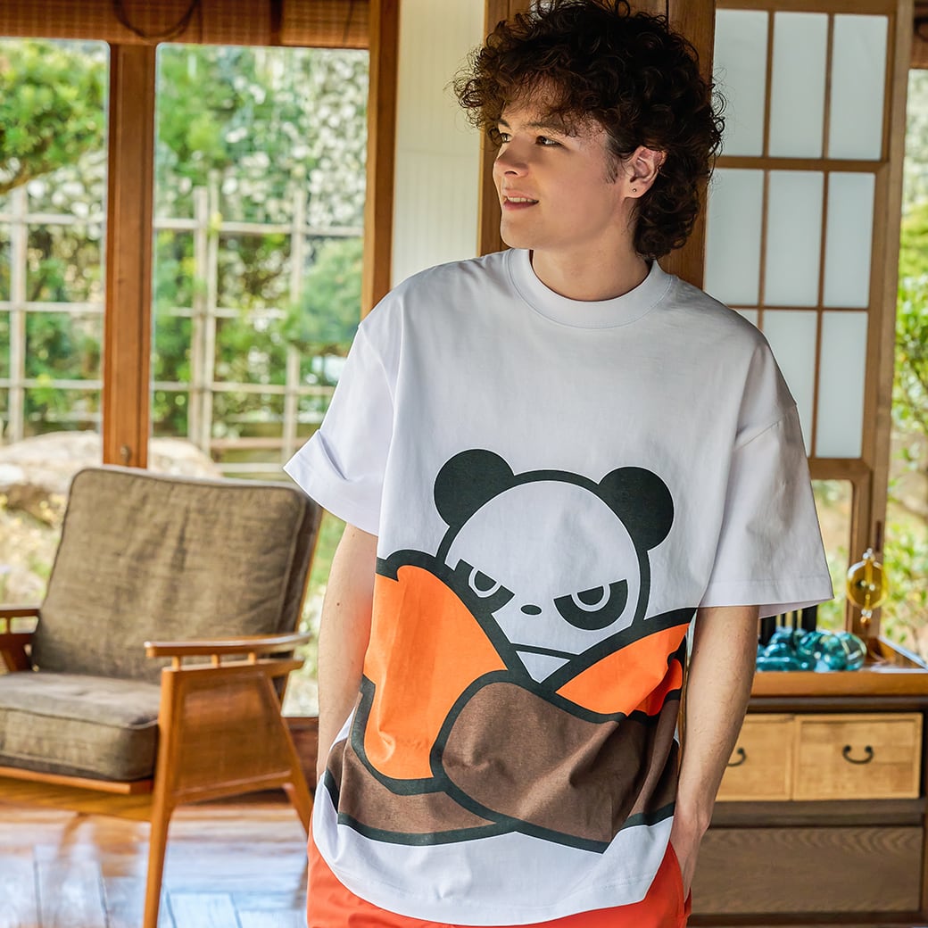 HIPANDA 】3704男女兼用 ハグ パンダ Tシャツ SHORT-SLEEVED T-SHIRT