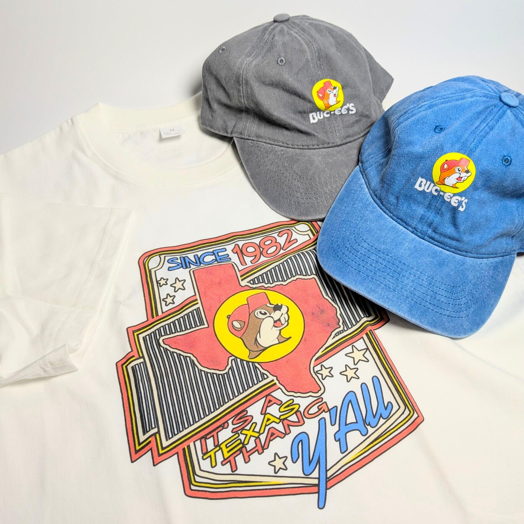 ♧ 再入荷！【 Buc-ee's（バッキーズ） 】 6パネルCAP / ベースボールキャップ / ウォッシュ加工 / ピグメント加工 〚アメリカン雑貨 アメトイ〛