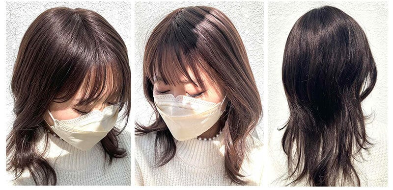 私元気!セミロング人毛100%軽量医療フルウィッグ | fuwari 私元気!セミロング人毛100%軽量医療フルウィッグ | fuwari
