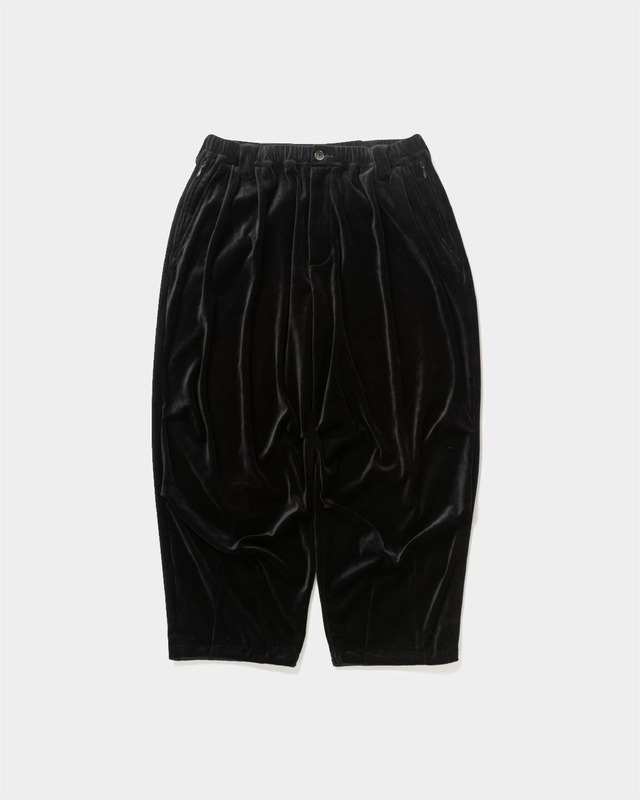 TIGHTBOOTH / VELOUR BALLOON PANTS / BLACK