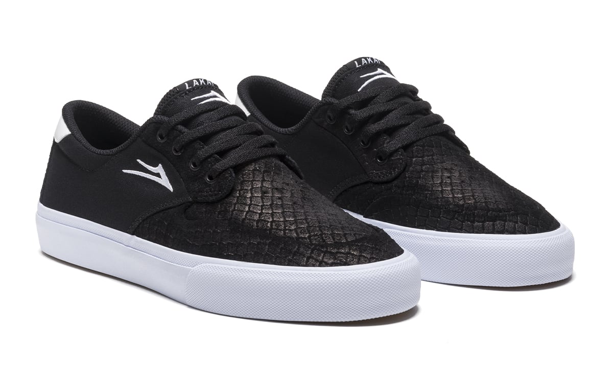 LAKAI RILEY 3 BLACK SNAKE SUEDE | LAKAI LTD STORE