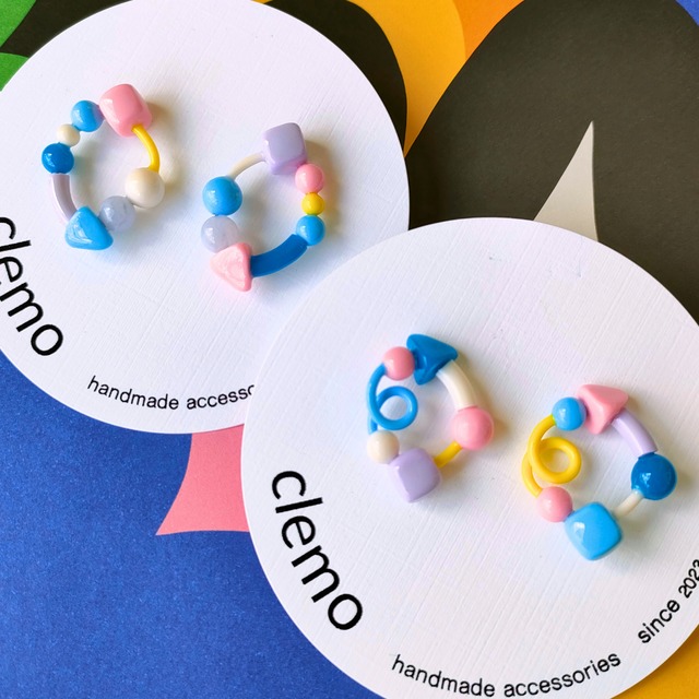 みつあみ ストロベリー【ピアス/イヤリング】