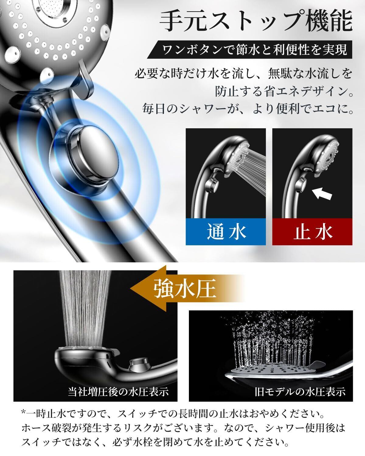 2025最新型・強化版塩素除去フィルター・6段階モード】RUNCTY シャワー
