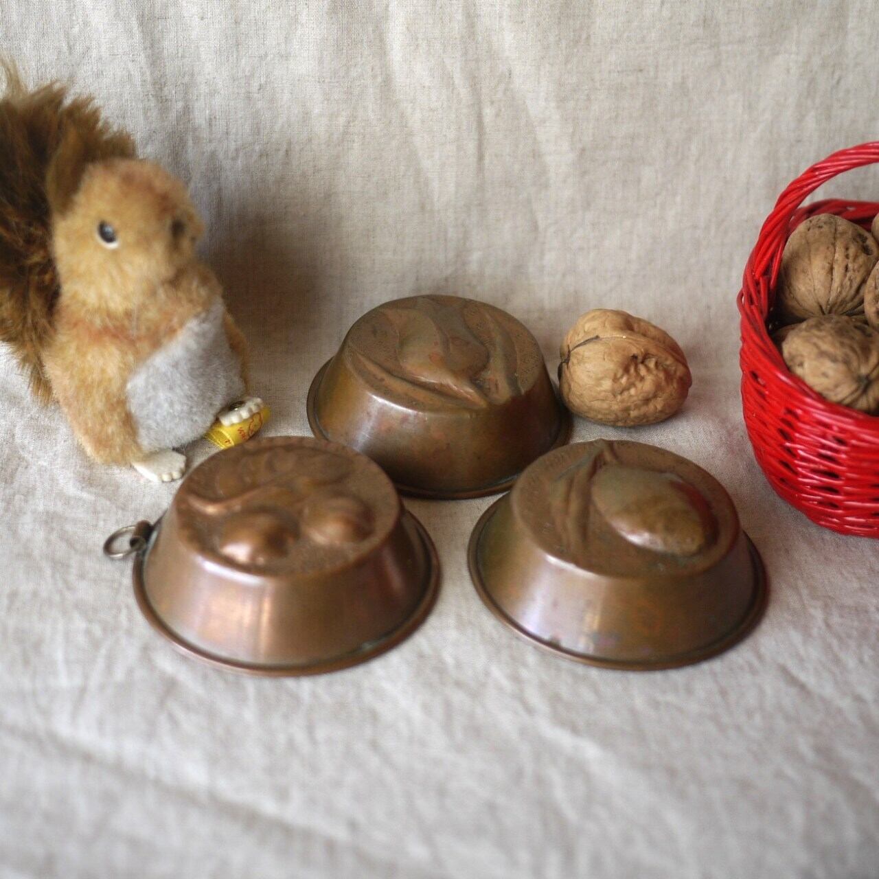 [コッパーモールド 3Pセット 菓子型 ドイツ