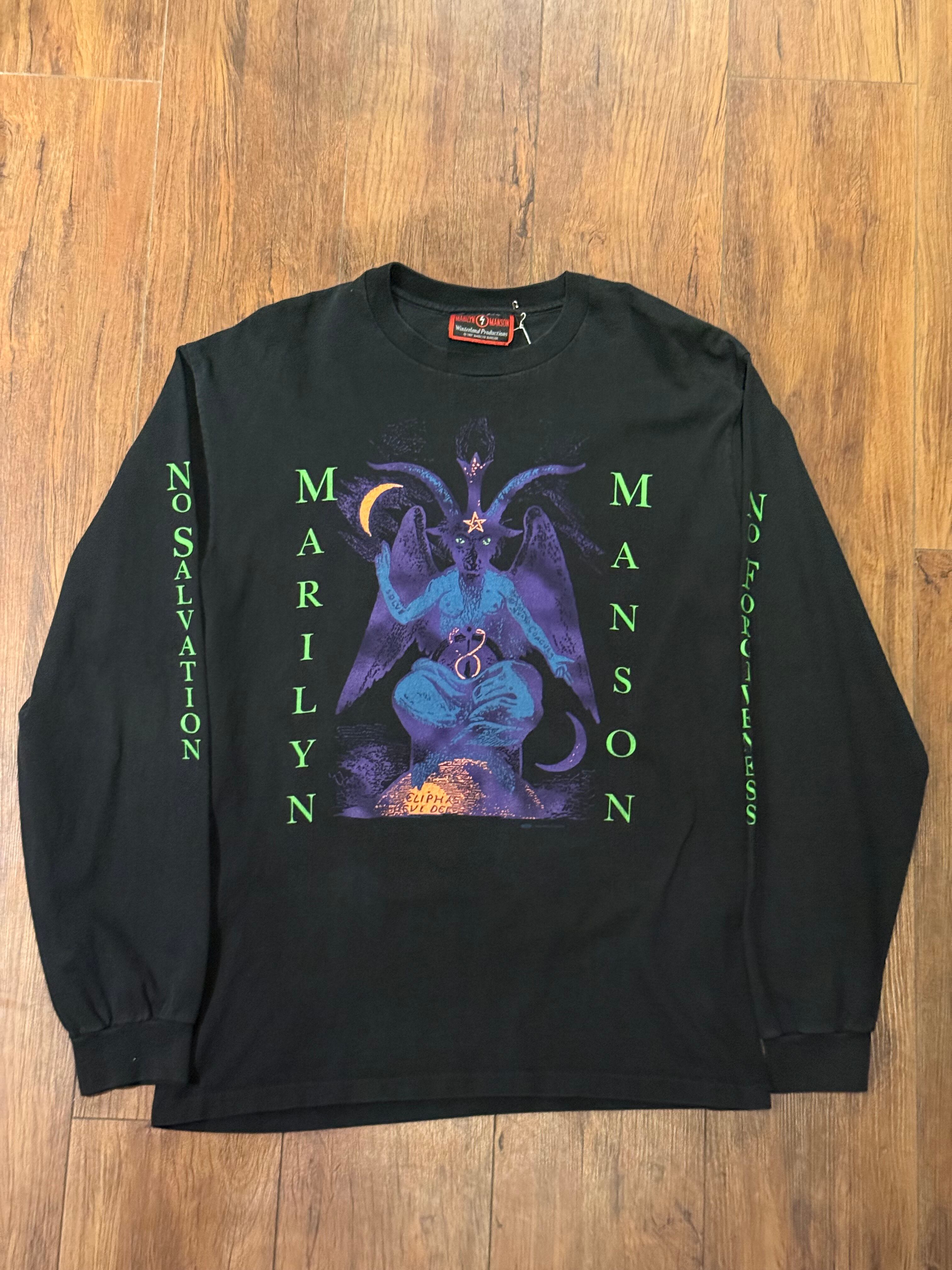 VINTAGE MARILYN MANSON LS 両面プリントTシャツ size XL | vintage