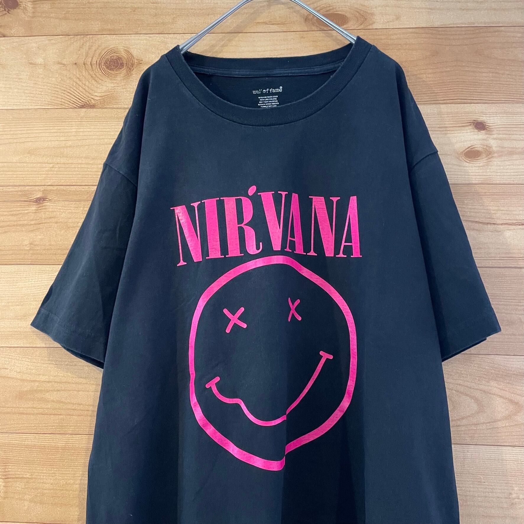 vintage NIRVANA  カートコバーン　ラグランスリーブ tシャツ