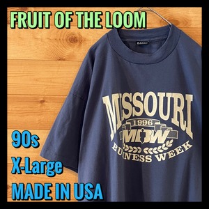 【FRUIT OF THE LOOM】90s USA製 ミズーリ イベント Tシャツ アメリカ古着
