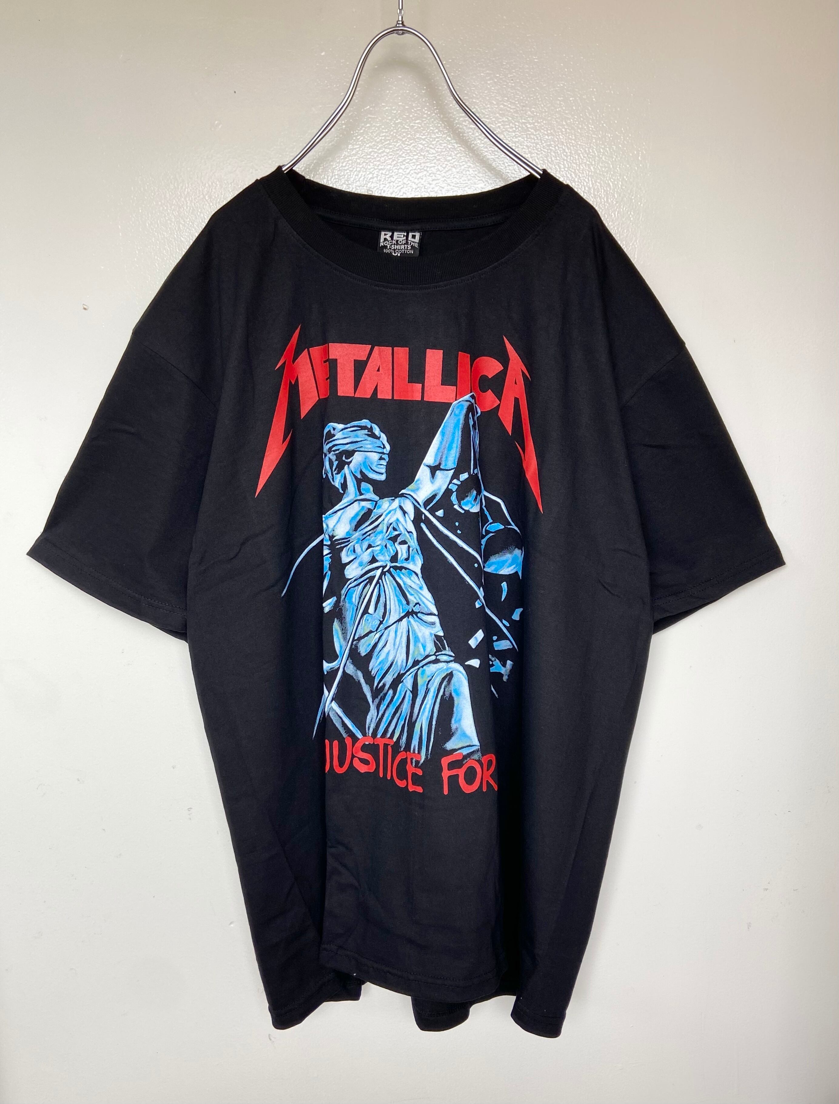 USA製 バンドTシャツ METALLICA/メタリカ 両面ロゴ オーバーサイズ 黒 ブラック | 【古着  らくふる】ビンテージ&リメイク専門のオンライン古着SHOP powered by BASE