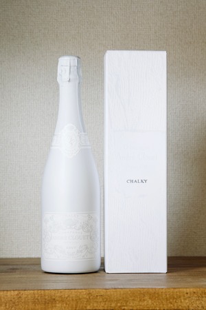 [贈答用・箱付き・ラッピング込・真っ白なボトルのインパクトのあるワインです！] アンドレ クルエ チョーキー NV フランス シャンパーニュ