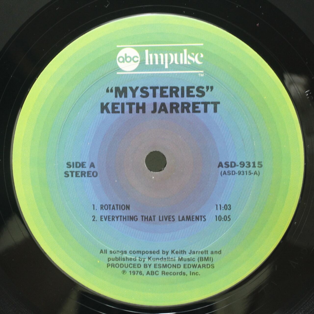 Keith Jarrett / Mysteries [ASD-9315] - 画像3