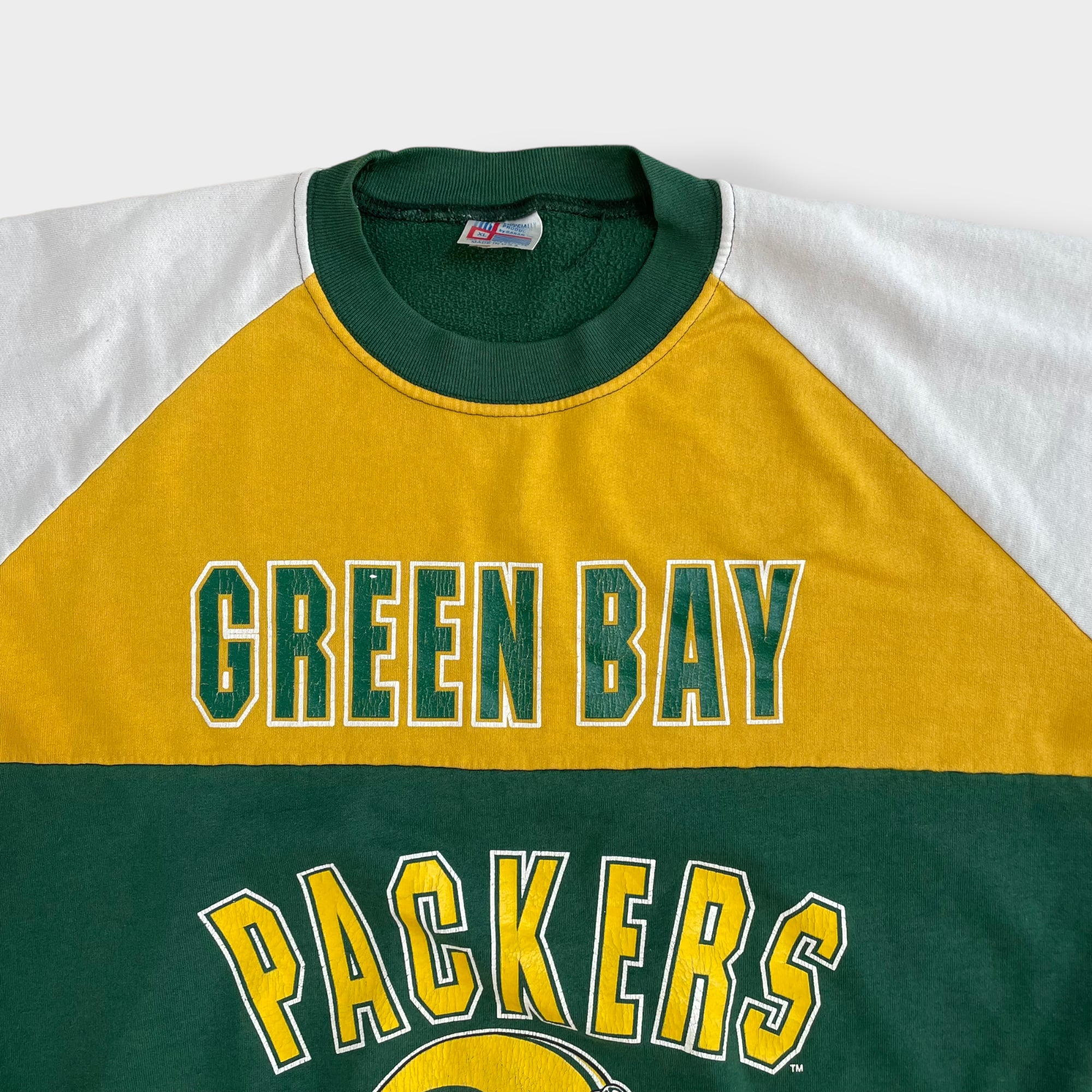 GARAN】80s 90s USA製 NFL GREENBAY PACKERS グリーンベイ・パッカーズ 