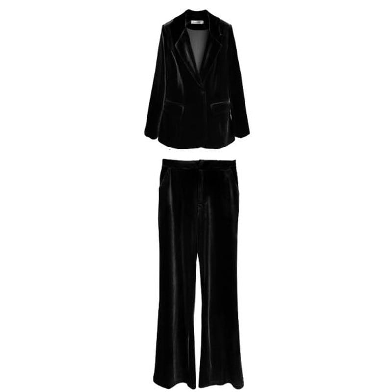 ベルベットジャケット&パンツ セットアップ 1025 | LINO ベルベットジャケット&パンツ セットアップ 1025 | LINO