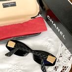 シャネル CHANEL　サングラス（ケース・箱）　ブラック　cocoブランドマーク　レクタングル 12ACbh26