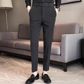 slim fit casual suit pants 00326