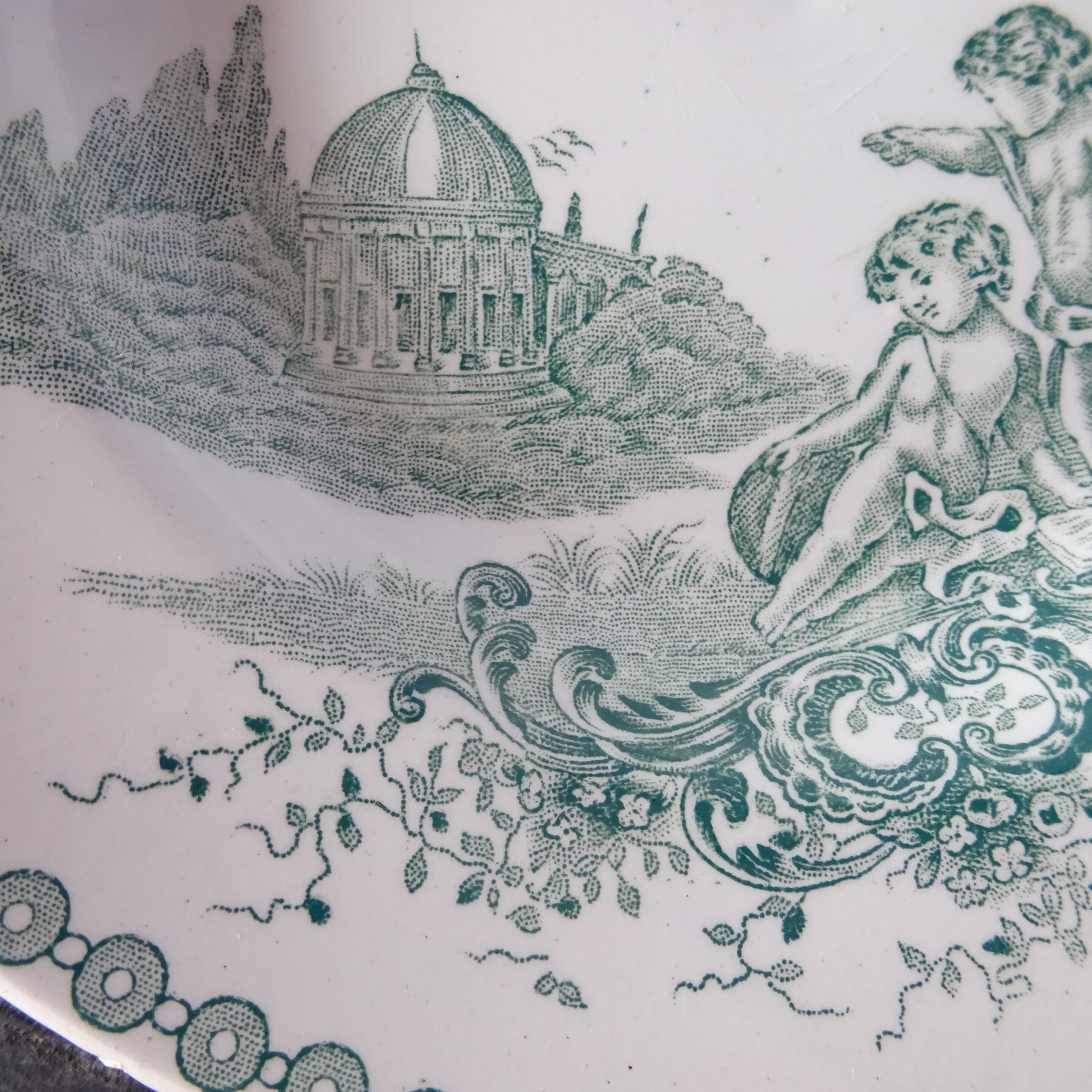 【 Épuisé 】Saint Amand modèle《TRIANON》assiette creuse (B)