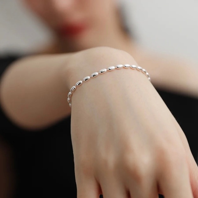 S925 tsubu bracelet 【silver/gold】  (B225)