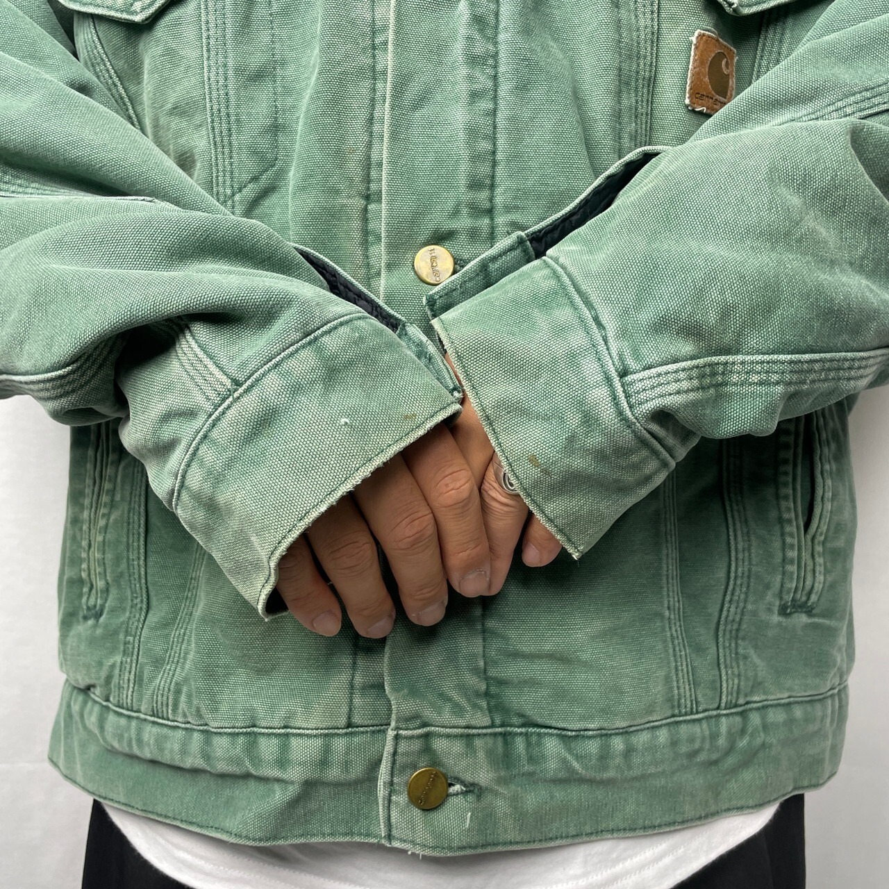 80年代 USA製 Carhartt カーハート ダック地 トラッカージャケット 