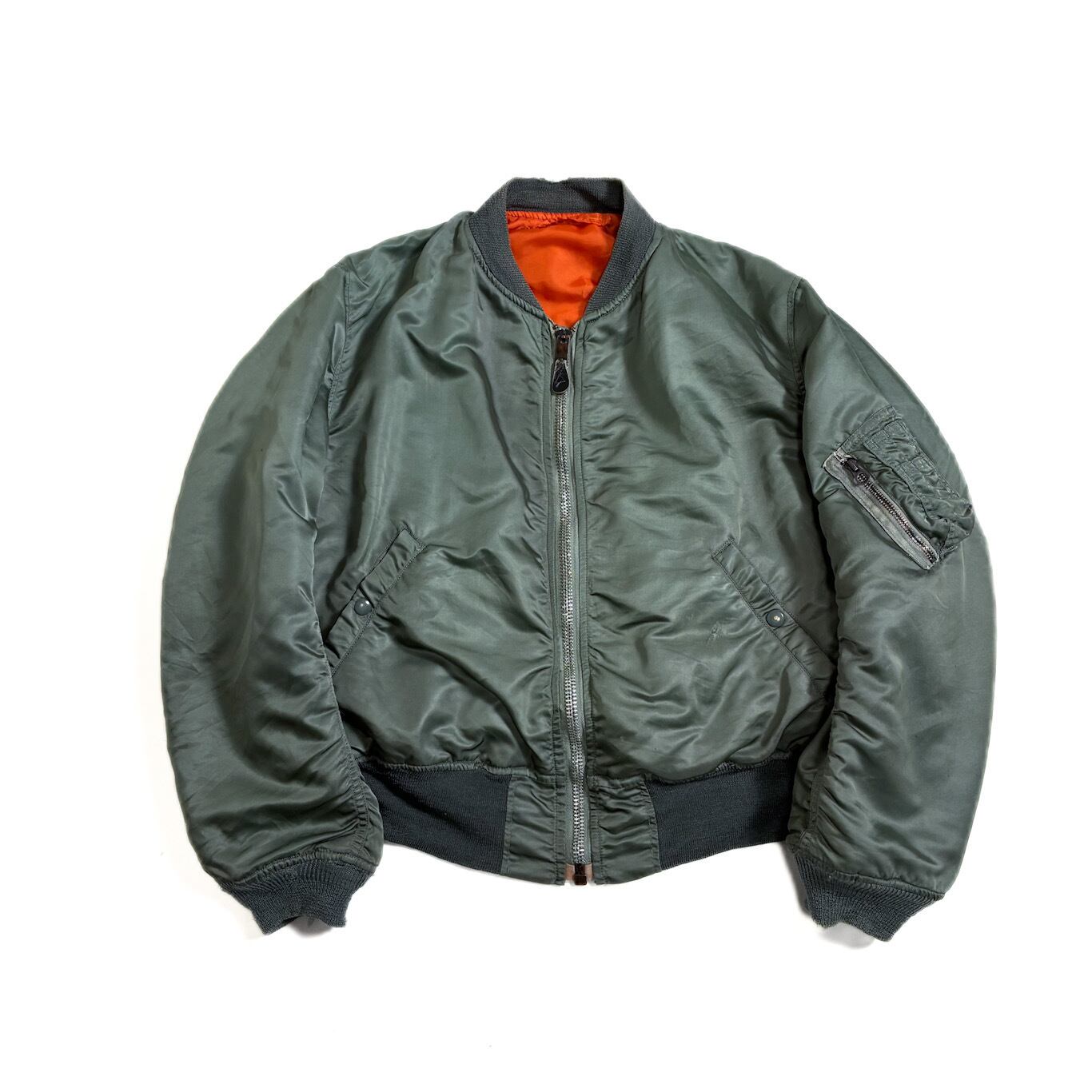 MA-1 フライトジャケット 60s アルファ社製 68年 米軍 MILITARY - L 